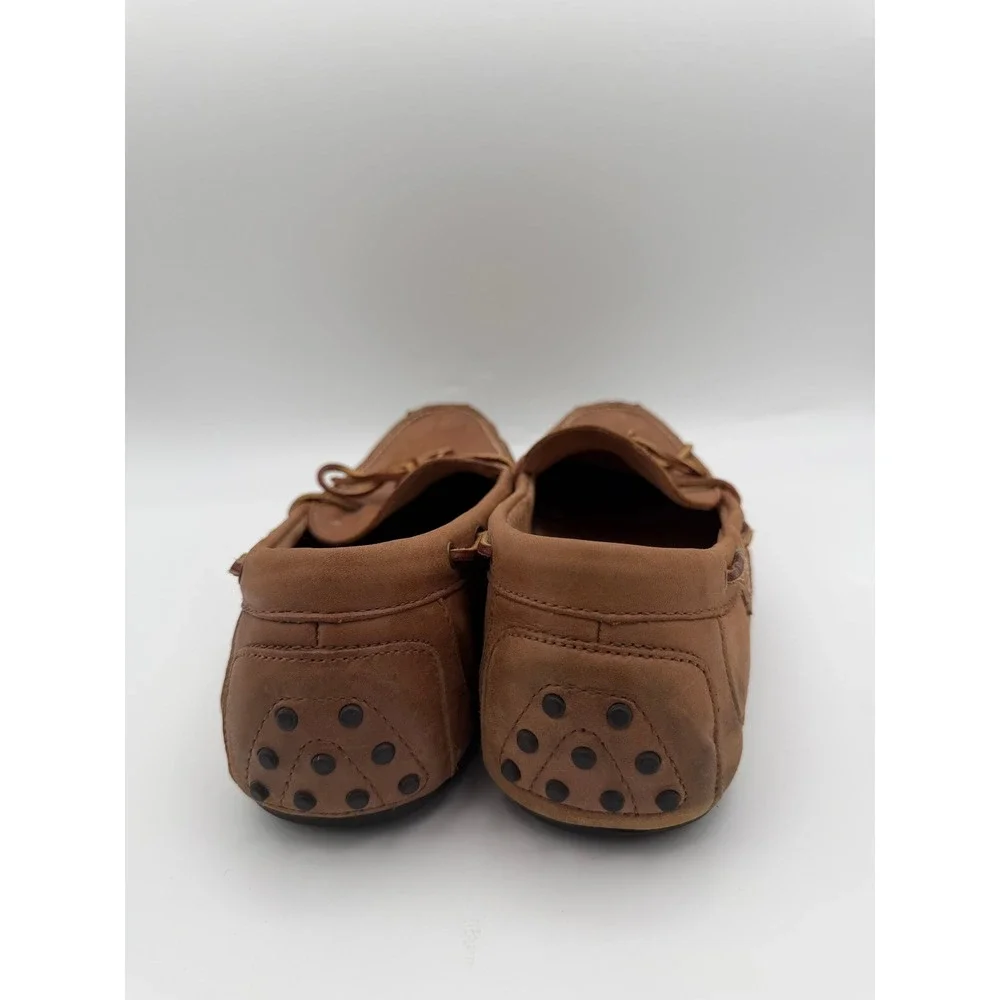 Polo Ralph Lauren Wyndings Tan Leather Driving Loafers Mens Size 13D 14557